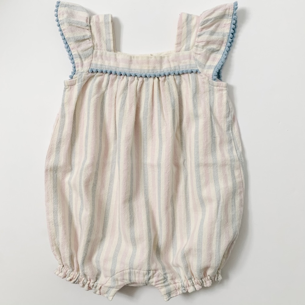 Baby gap striped bubble one piece